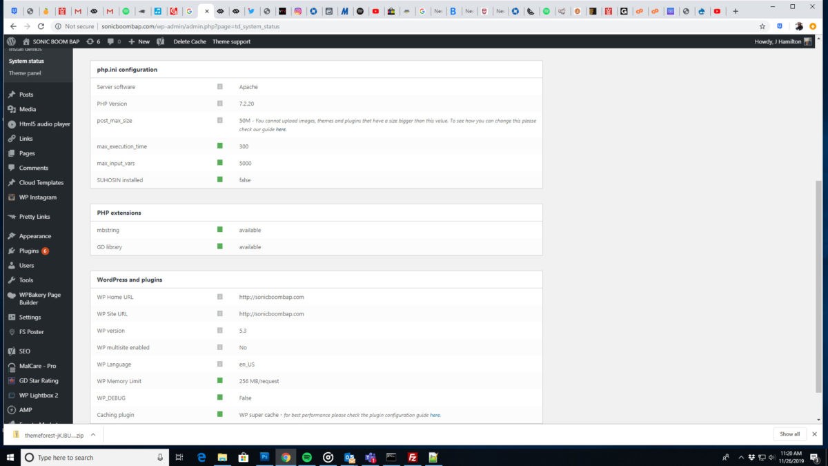 System Status