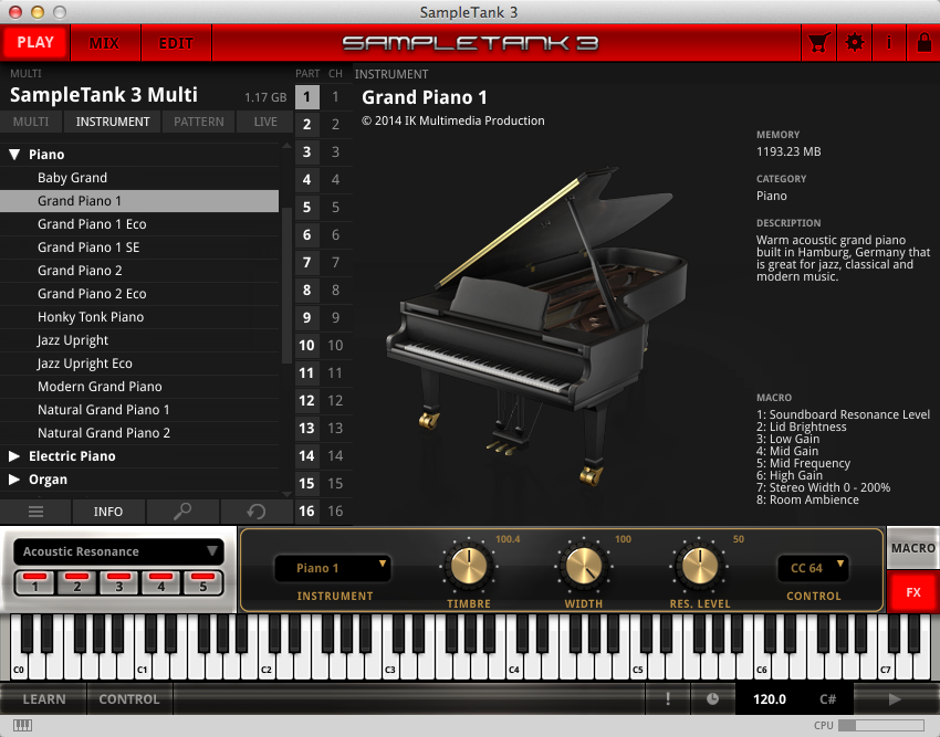 sampletank 3 instrument collection